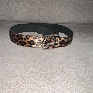 Leopard Print Women's Belt